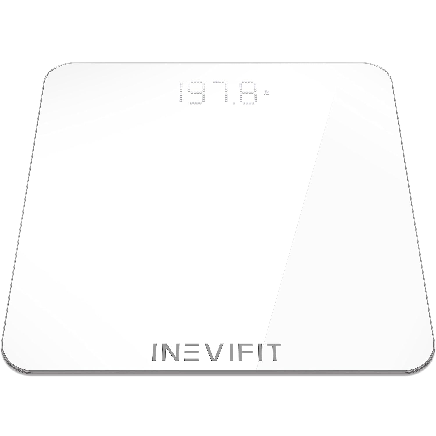 INEVIFIT Bathroom Scale. Highly Accurate Digital Bathroom Body Scale. Measures Weight up to 400 lbs. Includes Batteries
