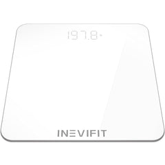 INEVIFIT Bathroom Scale. Highly Accurate Digital Bathroom Body Scale. Measures Weight up to 400 lbs. Includes Batteries