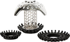 SinkShroom Ultra Revolutionary Bathroom Sink Drain Protector. Stainless Steel