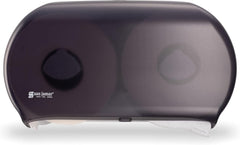 San Jamar - SJMR4000TBK R4000TBK Twin 9 Jumbo Tissue Dispenser. Black Pearl. 12 x 19 x 5.3