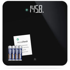 Greater Goods Digital AccuCheck Bathroom Scale for Body Weight. Capacity up to 400 lbs. Batteries Included. Pearl Gray